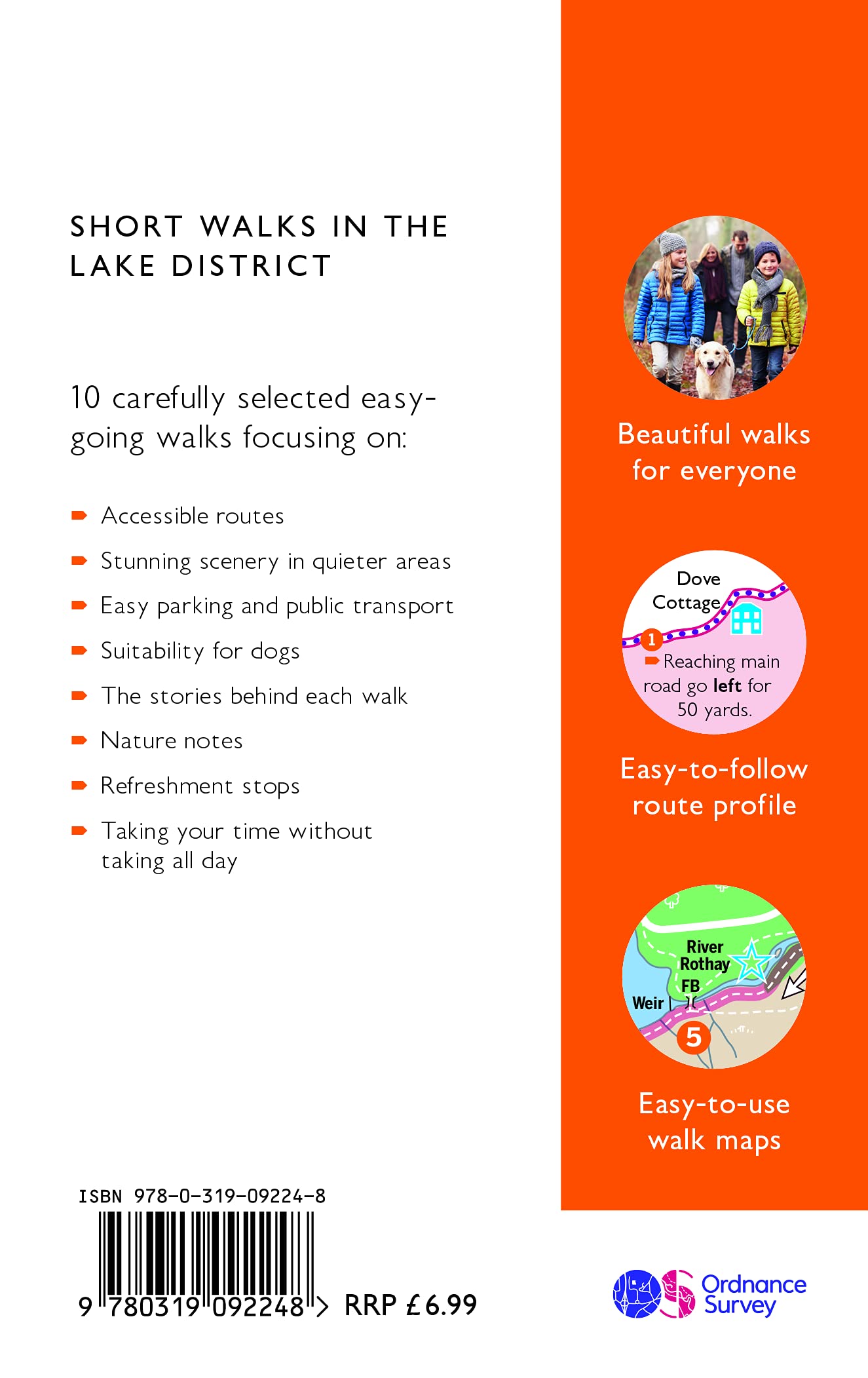 Lake District Short Walks Made Easy Guide Ordnance Survey
