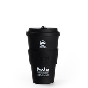 在幻灯片中打开图片，One black official Lake District shop gifts Coffee Cup
