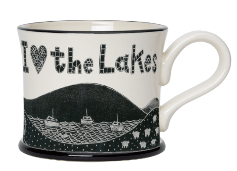 Moorland Pottery - I Love the Lakes - Mug